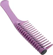 ERINGOGO Hair Dyeing Integrated Roller Comb for Salon Barber Plastic Highlight Comb for Curly Hair Care Multi-use Tool for Dyeing Oil Care