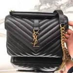 YSL SAINT LAURENT COLLEGE MONOGRAM 學院包 手提包 斜背包 24CM現貨