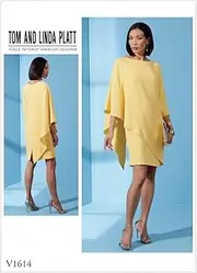[Vogue] Sewing Pattern 1614 Dresses A5 (6-8-10-12-14)
