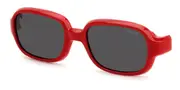 Polaroid PLD K003 CL-ON Clip-On Only Kids Polarized C9A/M9 Kids' Sunglasses Red Size 43