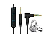 Audio Cable Wire Cord With Mic & Remote in Black for Bose QuietComfort 25 35 QC25 QC35 QC25 ii QC35 ii SoundTrue OE SoundLink OE2 OE2i Headphones
