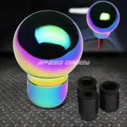 M8/M10/M12 MT/MANUAL TRANSMISSION BILLET ALUMINUM ROUND SHIFTER KNOB NEO CHROME
