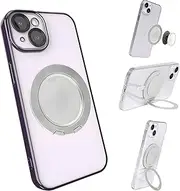 GCQOO Magnetic Phone Ring Holder for PopSocket Kickstand for iPhone 12 13 14 15 Series Compatible with MagSafe Removable Phone Grip Stand
