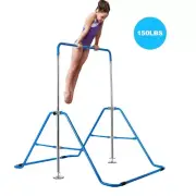 Gymanstics Bar Foldable Blue Adjustable for kids - Parallel Bar Kip Bar
