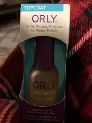 ORLY Matte Top Coat 6oz/18ml Brand New