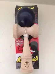 KENDAMA WOODEN TOY - Navy Blue Toysmith Toss & Catch Game From Japan BB9