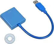 to Adapter Cable for External Display Easy Compatible with No External Power Required for Monitors and Projectors