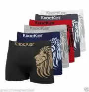 Wholesale LOT 12 Men Seamless Boxer Briefs Lion NEW Microfiber Underwear #MS35AZ