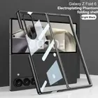 For Samsung Galaxy Z Fold 6 Case Hard PC Plating Full Cover Screen Protector