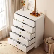 5 Drawer Dresser Chest for Bedroom, Wooden Storage Chest of Drawers, Vertical La