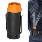 Portable Waist Fan Cooling Fan USB Fan Flashlight Strong Wind Mini Fan Portable