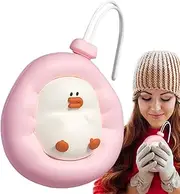 Portable Electric Hand Warmers Reusable - Cute Electric Duck Design USB Hand Warmer | Pocket Heater With Lanyard Temperature Adjustment For Women Men Kids