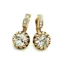 Mariana Earrings Brilliant Floral Clear Austrian Crystals My Treasures Coll.