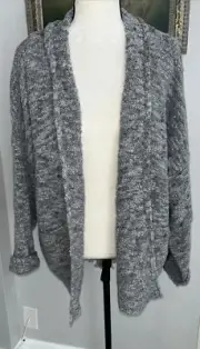 NWT Eileen Fisher Womens Shawl Collar Open Front Cardigan 1X
