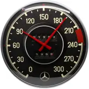 Mercedes-Benz Speedo Wall Clock 31cm Nostalgic Art