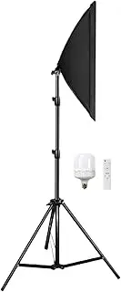 BaotyJie Softbox Lighting Kit, Fill Light, Professional LED Video Lighting Kit Photo Studio Lighting for Portrait Makeup, 400W