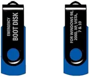 Ralix Compatible with Windows Emergency Boot USB - for Windows 98, 2000, XP, Vista, 7, 10 PC Repair USB All in One Tool (Latest Version)