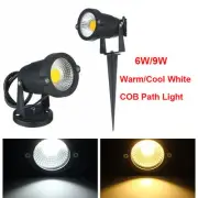 Outdoor COB 5W 6W 9W LED Landscape Garden Light Fence Yard Grass Flood Spot Path