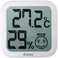 在飛比找蝦皮購物優惠-[現貨]日本 Dretec O-271 白色 大螢幕數位溫濕