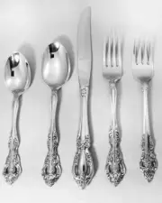 CHERBOURG by Oneida Deluxe 5 Piece Place Setting NEW NEVER USED