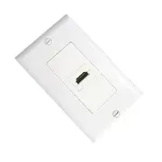 Ugly HDMI AV Wall Plate Wallplate Removable Cover White DIY Home Theatre