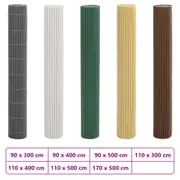 Double-Sided Garden Fence Privacy Screen Porch Blind Windbreak Patio vidaXL