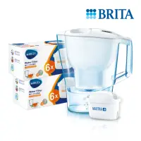 在飛比找momo購物網優惠-【BRITA】官方直營 12入去水垢濾芯贈Aluna XL濾