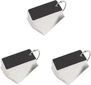 HOODANCOS 3sets Portable Binder Ring Notepads Blank Alphabet Literacy Cards for School Office 100pcs*3