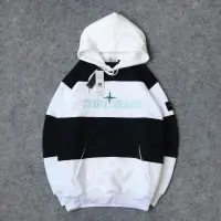 在飛比找蝦皮購物優惠-Hitam PUTIH Hoodie STONE ISLAN