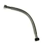 Larsen Magna Flex Water Heater Connector, Stainless Steel, 3/4 x 3/4 x 24-In.