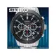 SEIKO 精工手錶專賣店 國隆 SKS611P1 三眼計時男錶 不鏽鋼錶帶 黑色錶面 防水100米 日期顯示