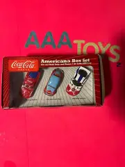JOHNNY LIGHTNING COCA COLA 3 CAR SET AMERICANA BOX #2