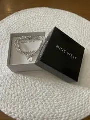 Nine West Letter A Initial 2 Piece Bracelet Set- New In Box