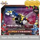 MINIFORCE Super Dino Power 2 SUPER TYRAKING 5-Dino Integration Transformer Robot