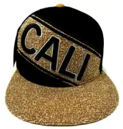 CALI Snapback Cap Hat California Republic 100% Cotton OSFM New