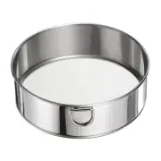 304 Stainless Steel Flour Sifter, 6Inch 60 Mesh Round Sieve Fine Mesh, Silver