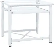 Washing Machine Pedestal with Pull-Out Shelf White,Washer & Dryer Accessories 9.3KG-50449