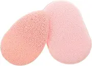 MERRYHAPY 2 Pack Gentle Facial Cleansing Puff for Face Makeup Removal Exfoliating Sponge Reusable Hand Glove Design Face Wash Sponge for Daily Skin Care