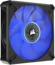 CORSAIR ML120 LED Elite, 120mm PWM LED Fan (Corsair AirGuide Technology, Magnetic Levitation Bearing, Up to 2,000 RPM, Eight Vibrant LEDs, Low Noise, High Airflow) Single Pack - Blue
