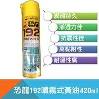 在飛比找樂天市場購物網優惠-192恐龍噴霧式黃油420ml