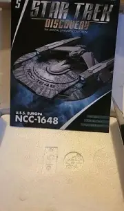 Eaglemoss Star Trek Discovery #5 USS Europa NCC-1648 Ship Display New Hero