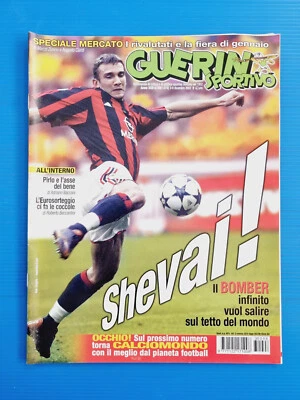 Guerin Sporty 48-2003 Shevchenko-Del Piero-Di Vaio-Wolfsburg-Lucca+Film