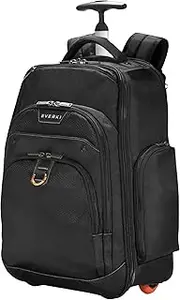 Everki 90986 Atlas - Wheeled Laptop Backpack 13-inch to 17.3-inch Adaptable Compartment