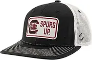 Zephyr ZHATS Standard NCAA Officially Licensed Trucker Hat Dakota Patch Defer Black White