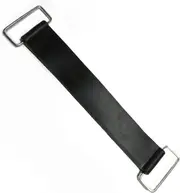 2PCS Battery Rubber Band Strap, Motorcycle Scooter Stretchable Black Battery Strap Fixed Holder(Black)