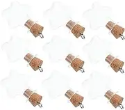 IMIKEYA 10 Pcs Mini Transparent Glass Wishing Bottles for DIY Crafts Drift Bottles with Cork Stoppers for Storing Notes Gadgets Decorative Displays