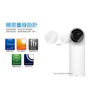 亮面螢幕保護貼 HTC RE CAMERA E610 防水迷你隨手拍攝錄影機 保護貼 【一組三入】亮面貼/鏡面/保護膜