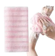 Body Scrubber Exfoliator - Shower Exfoliatings Brush, Silicone Body Scrubber | Bath Body Back Wash Cloth Towel, Skin Cleansing Bath Brush, Lightweight Exfoliator Scrubber with Grip for Dry Oily Skin