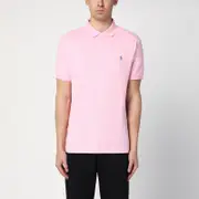 [Polo Ralph Lauren] Pink cotton polo shirt S Pink