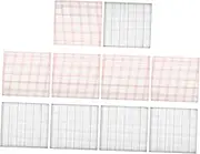 UTHCLO 10Pcs Kitchen Cleaning Cloth Set Highly Absorbent Lint Dish Towels Reusable Multi Purpose Wash Cloths for Efficient Kitchen Cleaning for Counters
